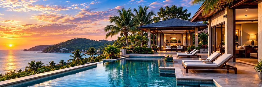 Resort destination landscape