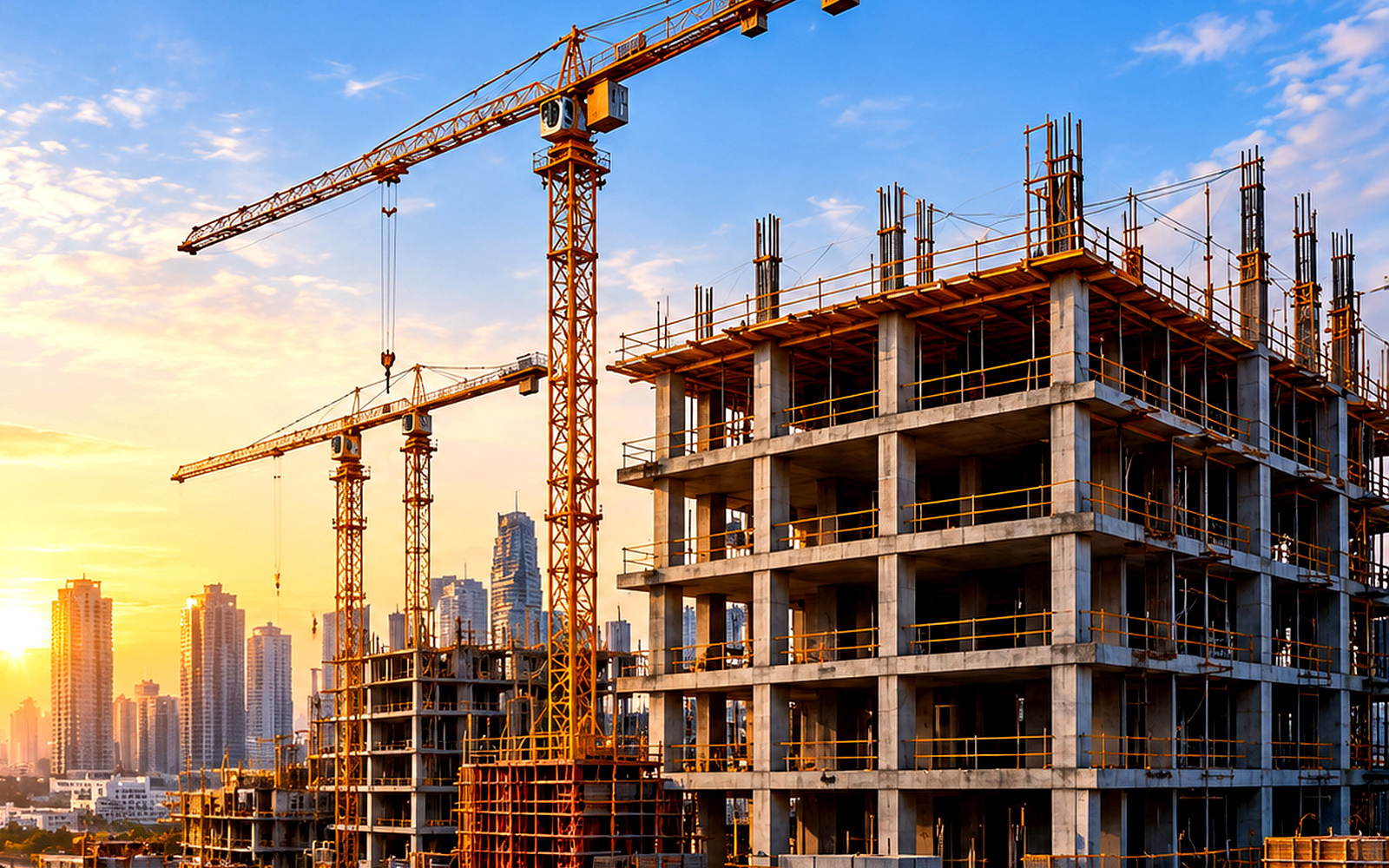 Construction site and structural development